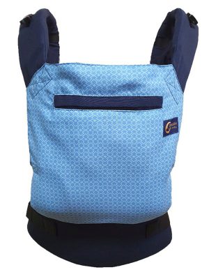 Etnik Mavi Ergonomik Kanguru