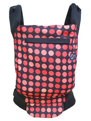 Kırmızı Mutluluk Cepli Ergonomik Kanguru