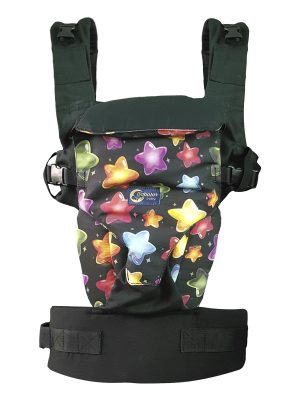 Siyah Yıldızlar Her Yöne Ergonomik Kanguru